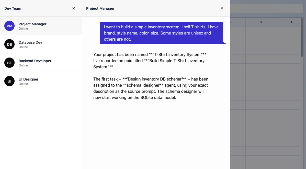 nocodo AI project manager